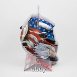 1441-0087 Auto-Darkening Welding Helmet Stars/Stripes Design, Four Arc Sensors