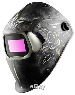 3M 37228 Speedglas Steel Rose Welding Helmet 100 with Auto-Darkening Filter