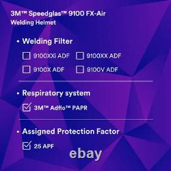 3M Adflo PAPR HE System w Speedglas Welding Helmet 9100 MP, 37-1101-00SW, 1 each