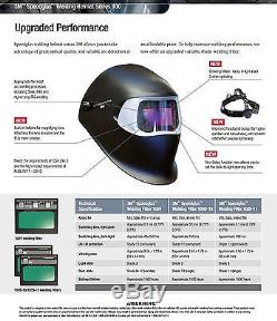 3M Speedglas 100 Auto Darkening Filter 100V Welding Helmet Black