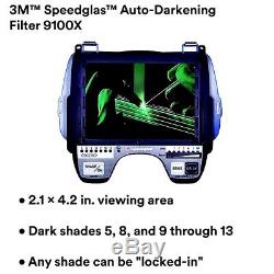 3M Speedglas Welding Helmet 9100 Large Size Auto-Darkening Filter 9100X 06010020