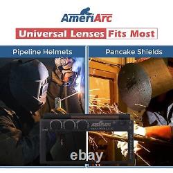 AMERIARC NEW! 2x4 Auto-Darkening Welding Helmet Lens Variable shade 9-13, Cle