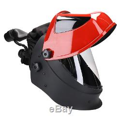 Airfed Auto Darkening Welding & Grinding Flip Mask Helmet System Weltek