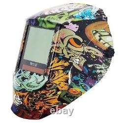 Antra True Color Auto Darkening Welding Helmet Large Window 13.5 Sqi, Wide