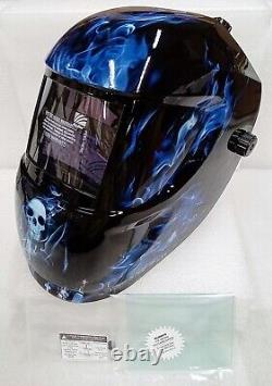 ArcOne Blue Doom CarreraT Shell Welding Helmet with 1000FcF Auto-Darkening Filter