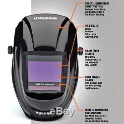 ArcSafe Auto Darkening Welding Helmet Vulcan uses RealView Lens Technology