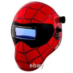 Auto Darkening Welding Helmet Spiderman Gen Y Ear to Ear vision Welder Hood