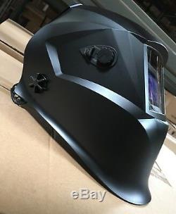 BLACK500 Auto Darkening Welding Helmet Mask 4 sensors, DIN 9 to 13
