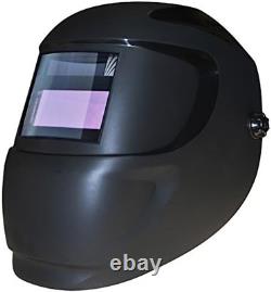 Carrera Welding Helmet with Auto Darkening 1000F Filter (Black)