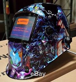 DMN New Pro Auto Darkening Welding+Grinding hood helmet