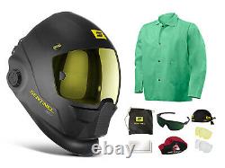 ESAB Sentinel A50 Welding Helmet With 2XL Steiner Welding Jacket, Free Glasses