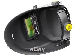 ESAB Warrior Tech Auto Darkening Welding Helmet BLACK DIN 9-13 520g TIG WIG MIG