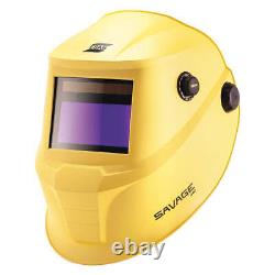ESAB Welding Helmet, Auto-Darkening, Yellow 60HK09