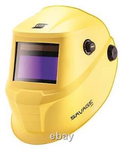 ESAB Welding Helmet, Auto-Darkening, Yellow 60HK09
