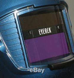 Eyerex Auto Darkening Welding Welder Helmet Mask Tig Mig Arc Rex Blue