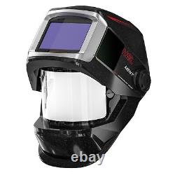 Flip Up Design Auto Darkening Welding Helmet Side View True Color 4 Arc Sensor