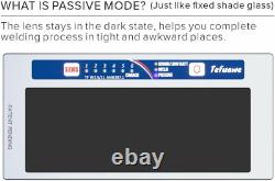 Hand Series 2X4 1/4 Digital Auto Darkening Welding Lens, Low Amps 2A Tig, Shade