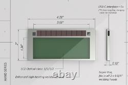 Hand Series 2X4 1/4 Digital Auto Darkening Welding Lens, Low Amps 2A Tig, Shade