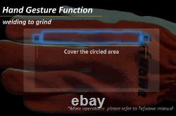 Hand Series 2X4 1/4 Digital Auto Darkening Welding Lens, Low Amps 2A Tig, Shade