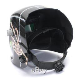 Helmet Auto Darkening 4- Arc Sensors Miller Mask Face Hood Safety Skull By Audew