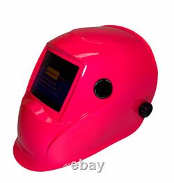 Hydro Dipped Custom Welding Helmet AUTO DARK WHAM10 Series Hot Pink