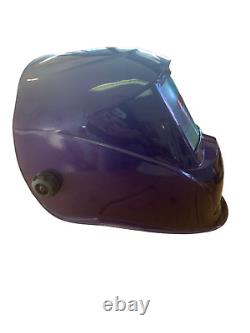 Hydro Dipped Custom Welding Helmet AUTO DARK WHAM10 Series Purple