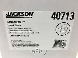 JACKSON WELDING HELMET 40713 WH40 Insight HaloX Black Variable Auto Darkening