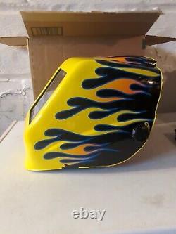 Jackson Nexgen HaloX Flames Auto Darkening Welding Helmet Chipped Paint
