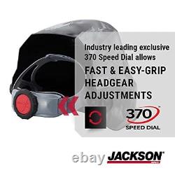 Jackson Safety Premium Auto Darkening Welding Helmet 3/10 Shade Range, 1/1/1/
