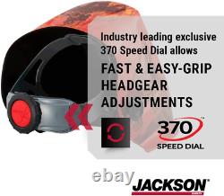 Jackson Safety Premium Auto Darkening Welding Helmet 3/5-13 Shade Range, 1/1/1/1