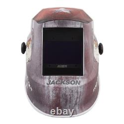 Jackson Safety Premium Auto Darkening Welding Helmet 4/5-13 Shade Range, 1/1/