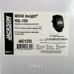 Jackson Safety WH40 Insight Variable Auto Darkening Welding Helmet 46129 (BLACK)