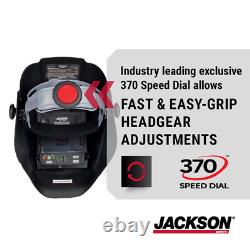 Jackson Safety Welding Helmet, 46131 Digital Variable Auto Darkening Filter, L