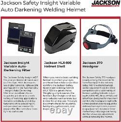 Jackson Safety Welding Helmet, 46131 Digital Variable Auto Darkening Filter, L
