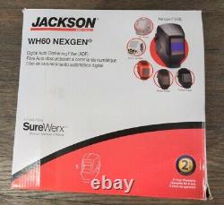Jackson WH60 Nexgen Welding Helmet 46148 Digital Auto Darkening Variable Shades