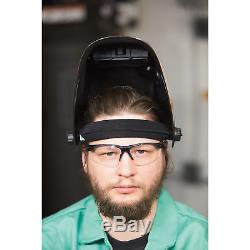 Klutch Lg View Auto-Darkening Variable-Shade Welding Helmet- 800 Series