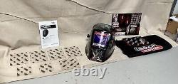 LINCOLN ELECTRIC K4158-4 Welding Helmet Auto-Darkening 4 Arc Sensors Graphics