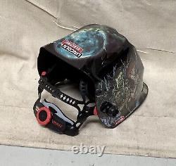 LINCOLN ELECTRIC K4158-4 Welding Helmet Auto-Darkening 4 Arc Sensors Graphics