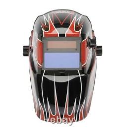 Lincoln Auto-Darkening 7-13 Variable Shade Welding Helmet K3063-1 Red Fierce