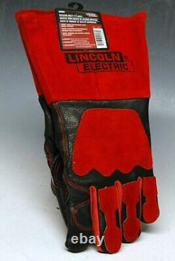 Lincoln Electric Red Fierce K3063-1 Welding Helmet + Premium KH952 Gloves