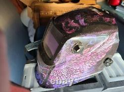Lincoln Electric Viking 1840 Welding Helmet With 4C Lens Technology Black/Purp