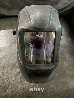 Lincoln Electric Viking 2450 Black, Auto Darkening Welding Helmet with 4C Lens T