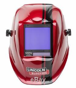 Lincoln Electric Viking 3350 Code Red Auto-Darkening Welding Helmet K4034-3