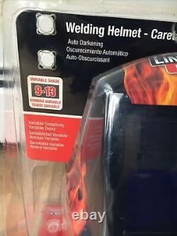 Lincoln K2799-1 Dark Fire Variable Shade Auto Darkening Welding Helmet w Gloves