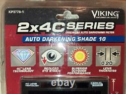 Lincoln KP3778-1 VIKING 2x4 C-Series Premium Auto Darkening Lens Fixed Shade 10