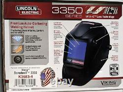 Lincoln Viking 3350 Daredevil Auto Darkening Welding Helmet with4C Lens (K3683-4)