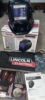 Lincoln Viking Black 2450 Welding Helmet K3028-4 Glossy Black 4C Lens Technology