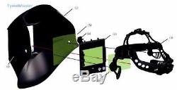 Mask Welding Auto Darkening Helmet Solar Grinding Tig Pro Welder Full Range New
