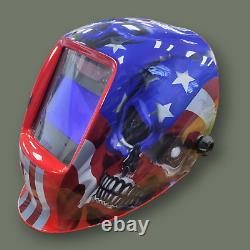 Matco MAV244LK Welding Helmet American Flag Design Auto Darkening
