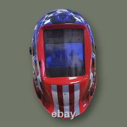 Matco MAV244LK Welding Helmet American Flag Design Auto Darkening
